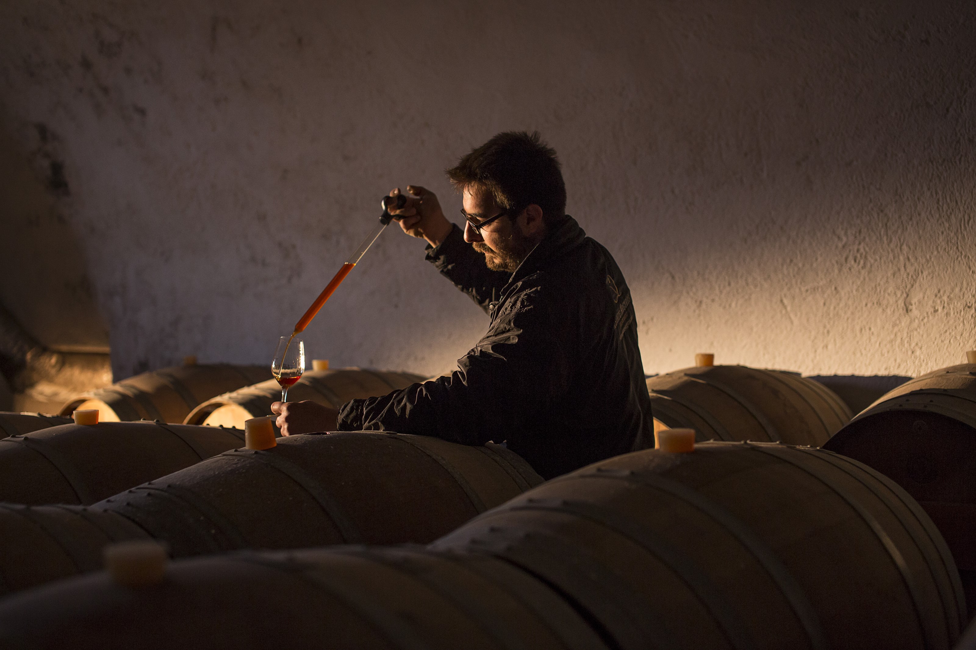 De fleste viner til Argyros gjæres i ståltanker med lang bunnfalls lagring.
Cuvee Evdemon og Nykteri gjæres delvis eller helt på fat.